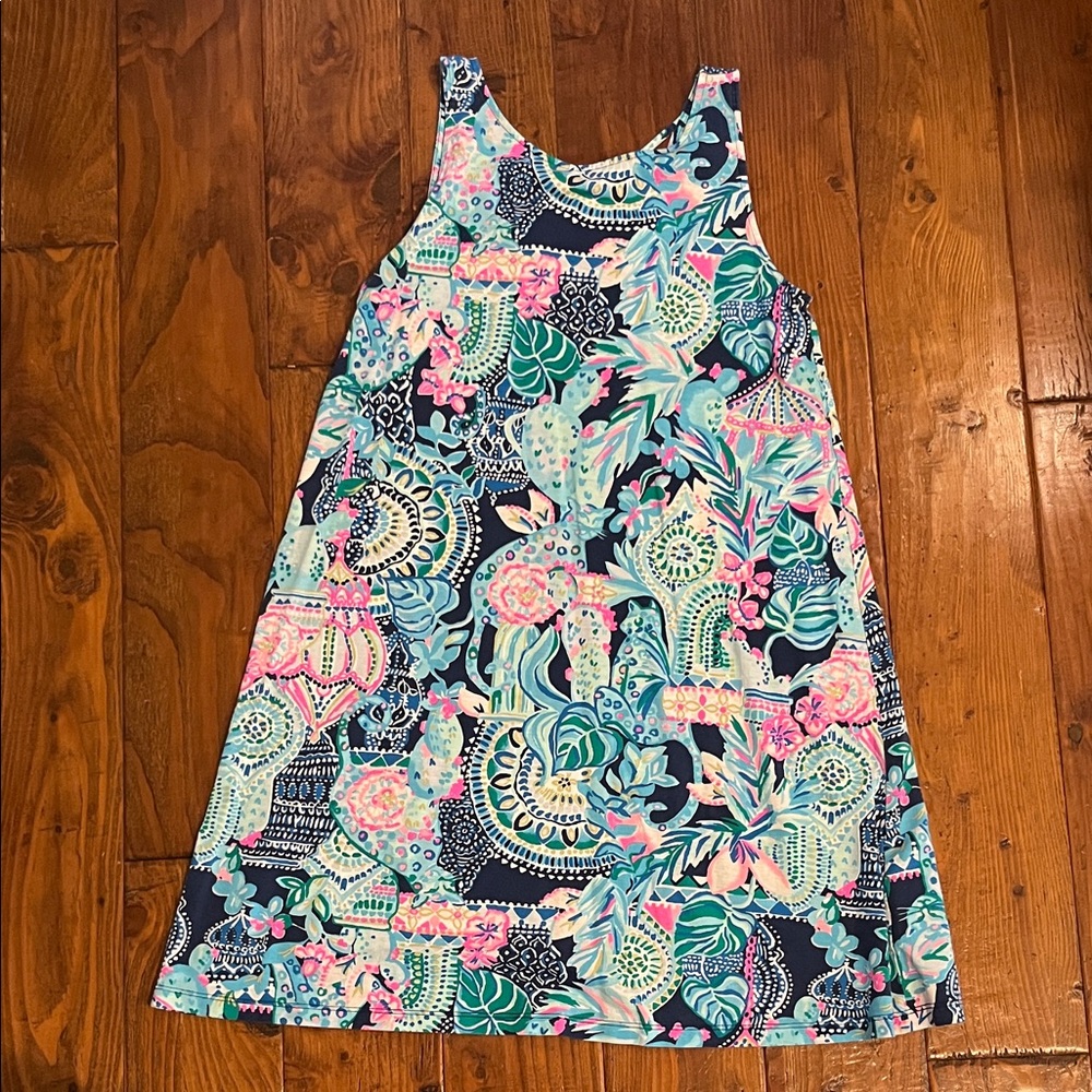 Lilly Pulitzer Tropical Print Mini Dress